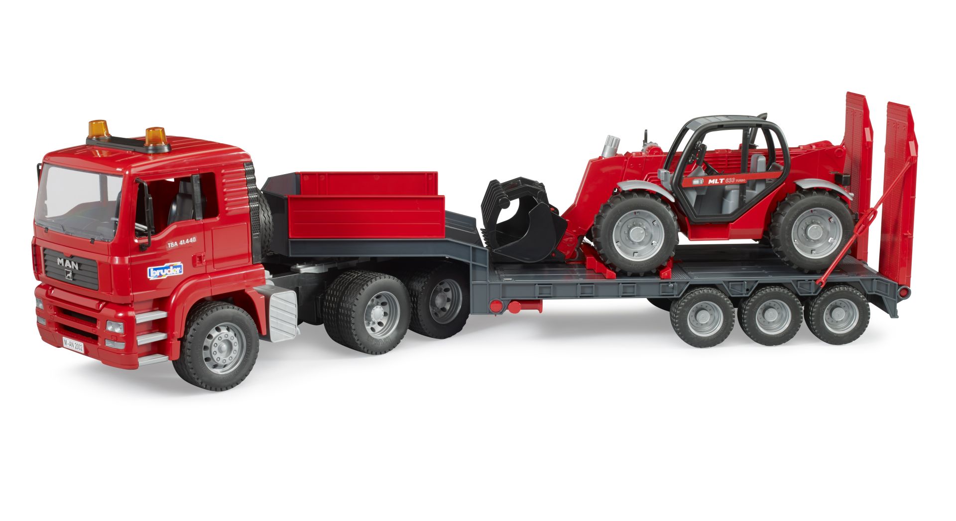MAN TGA bilico con Manitou MLT 633