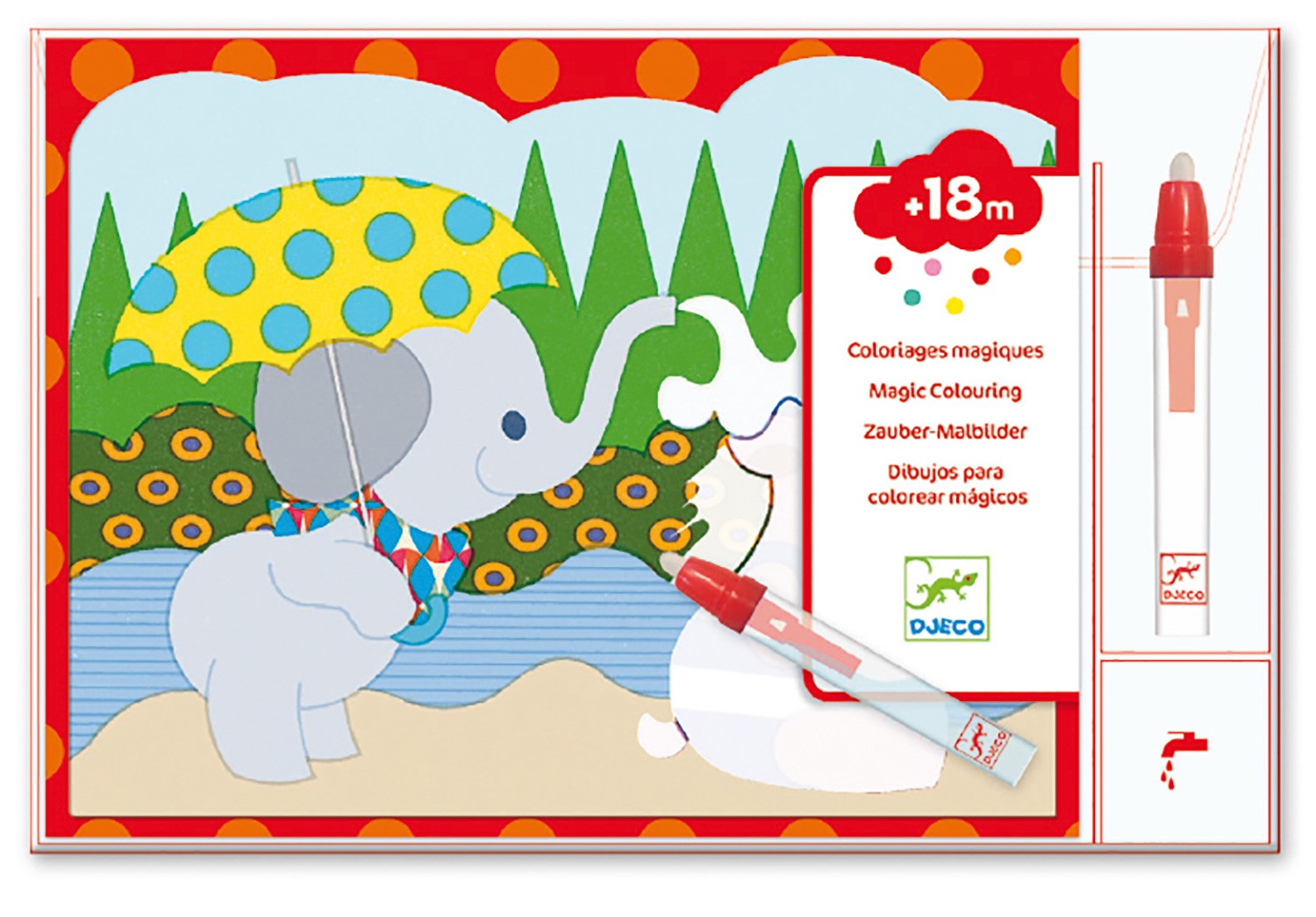 Colorare con l'acqua - All'aperto