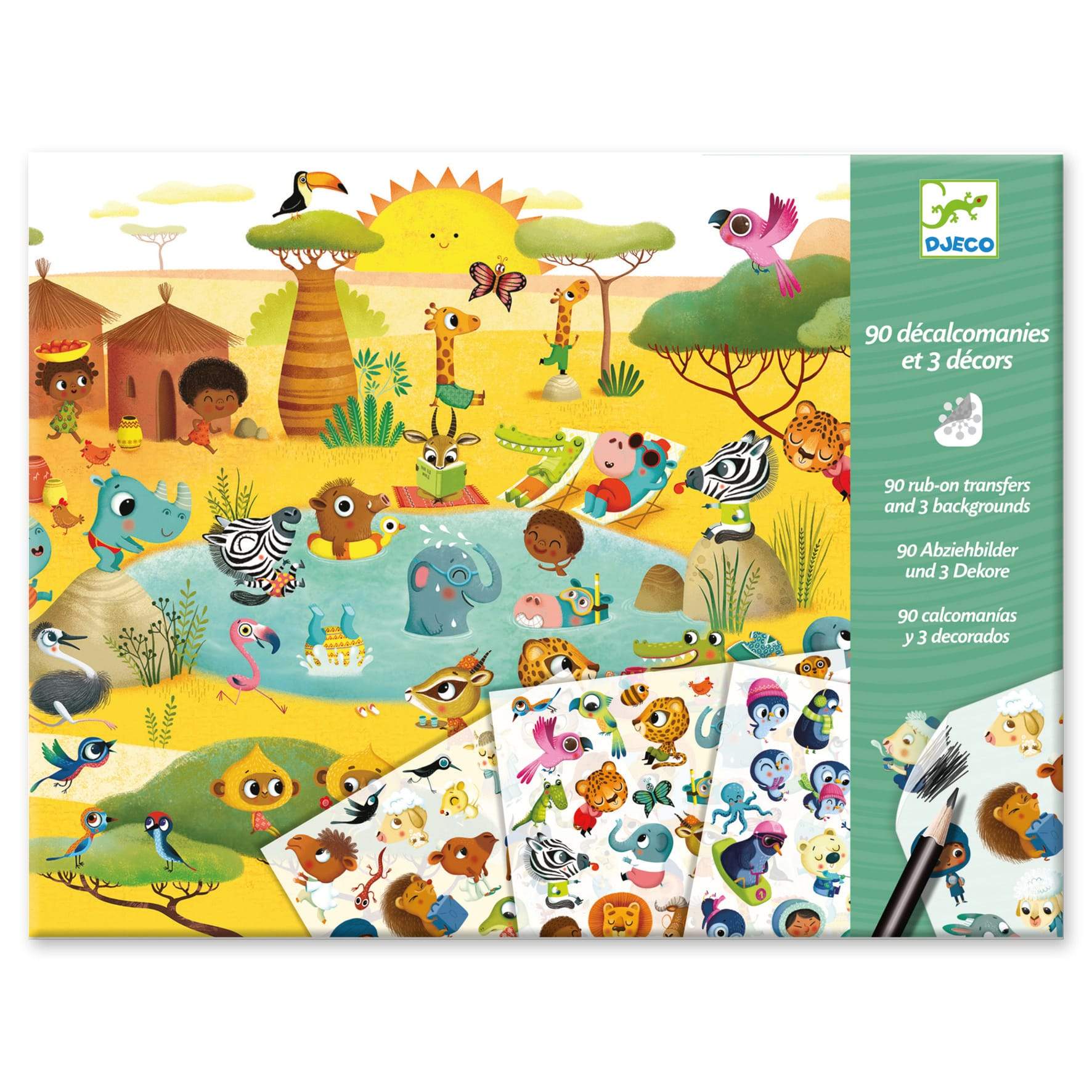 Savannah, desert, and North Pole: time for fun!