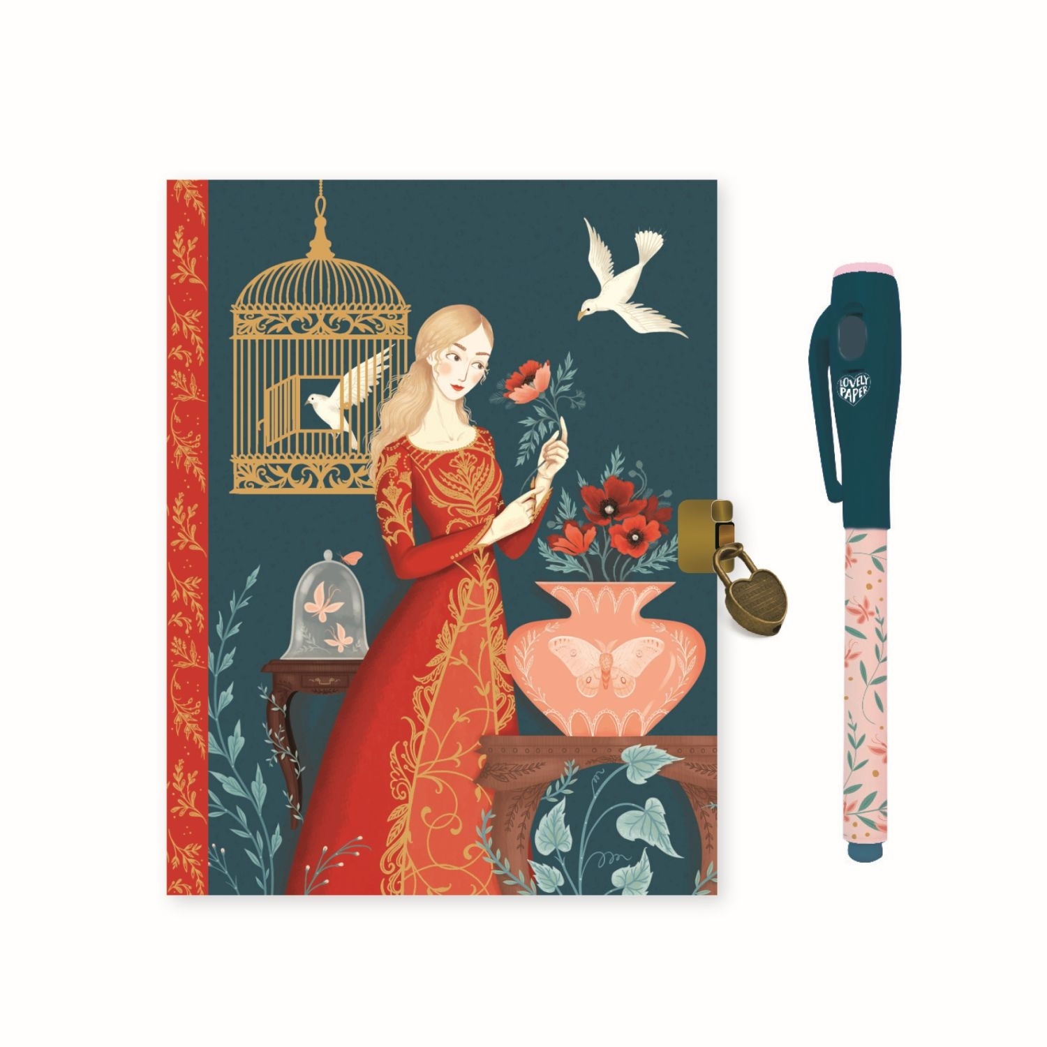 Lisa secret notebook - Magic felt pen - FSC MIX