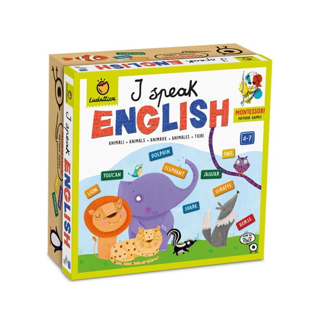 LUDATTICA GIOCHI MONTESSORI- I speak english