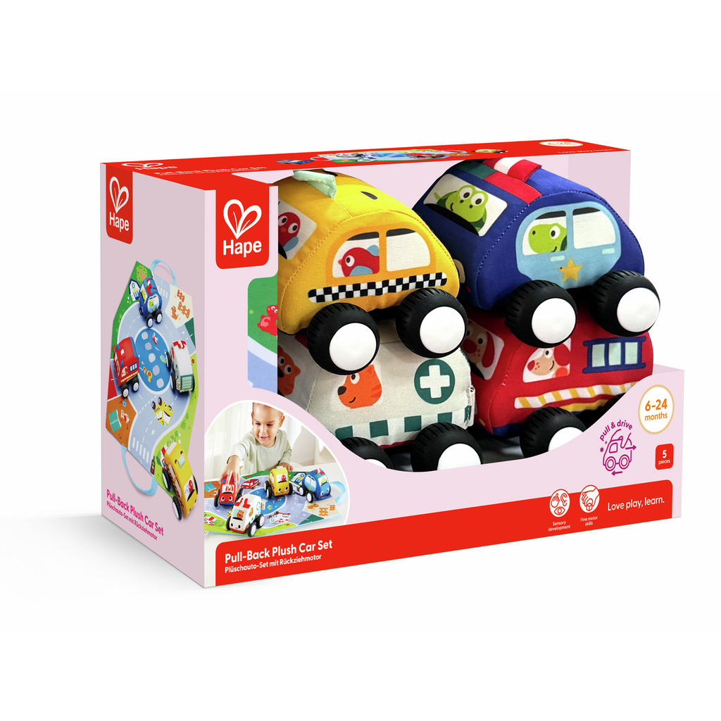 Set auto di peluche