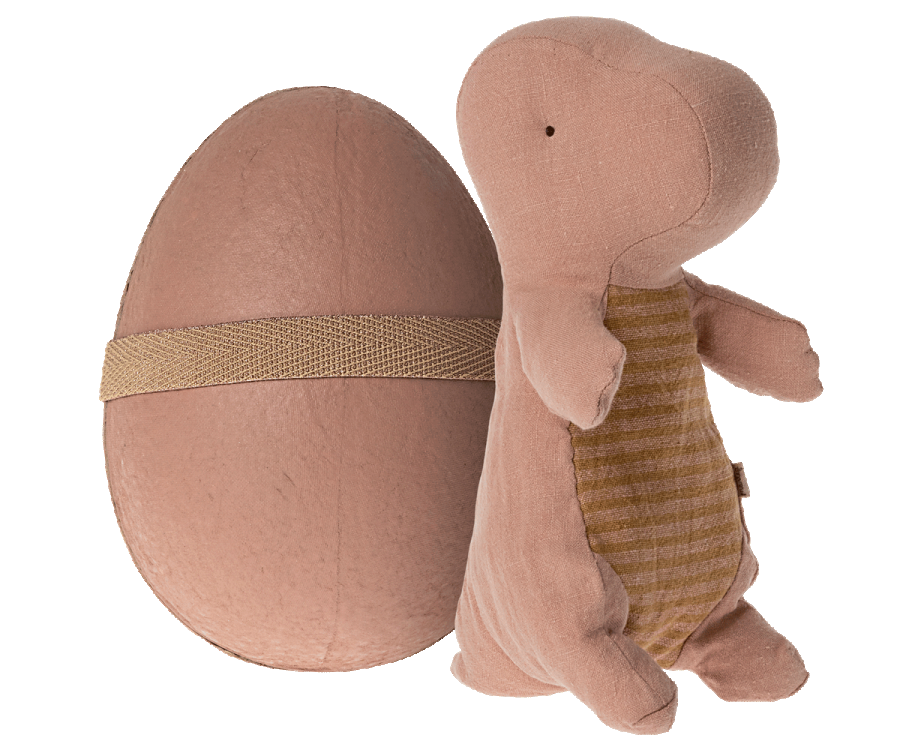 Gantosauro con uovo, rosa