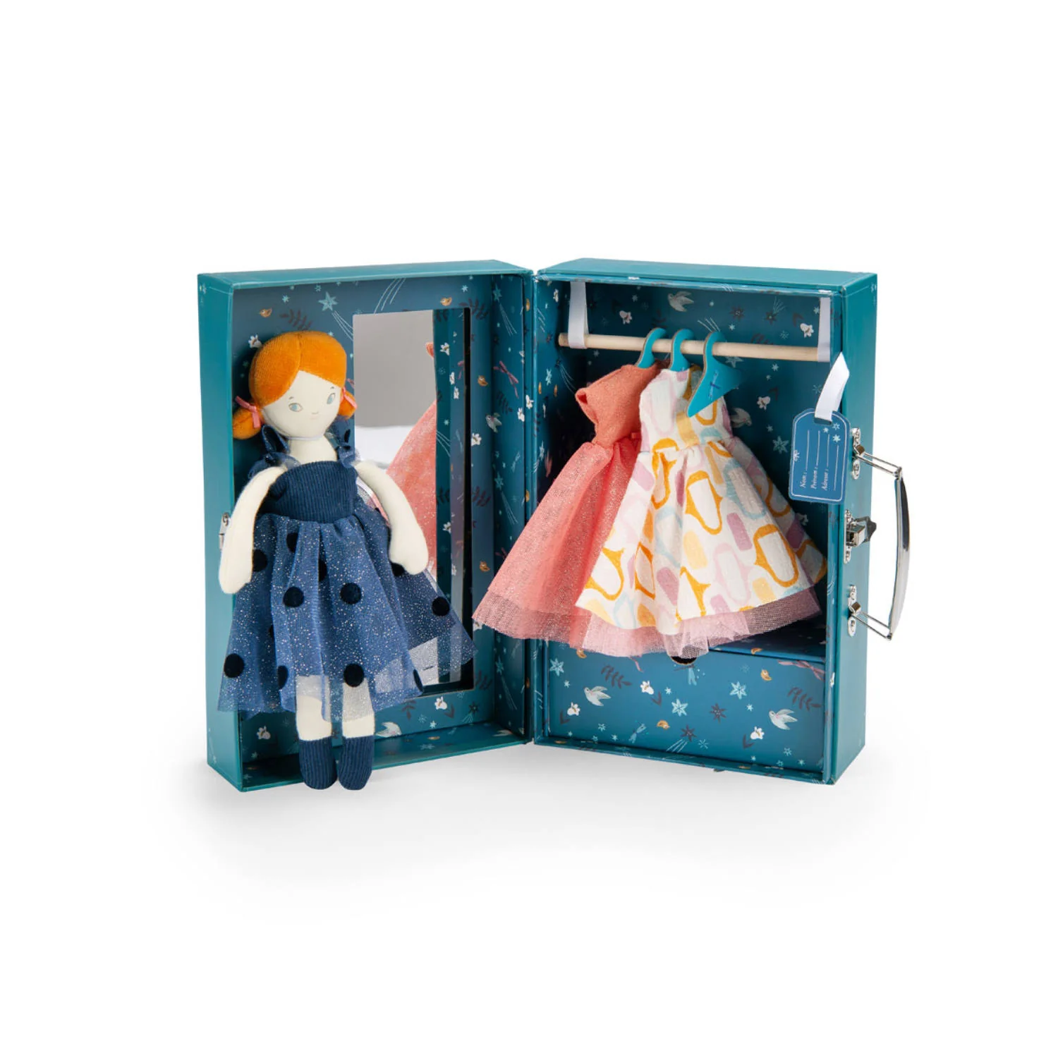 Armadio, bambola e vestiti 