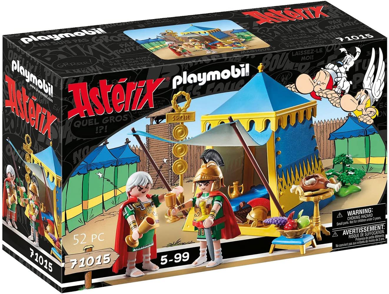 Asterix: Tenda del capo con generali
