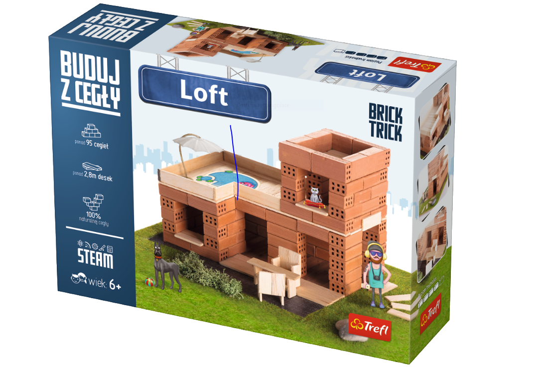 BRICK TRICK: VILLA CON PISCINA
