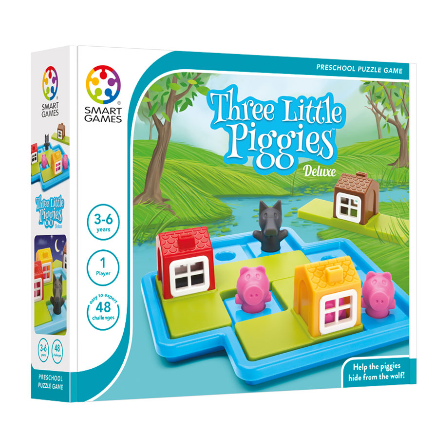 I Tre Piccoli Porcellini (con libro della fiaba incluso)